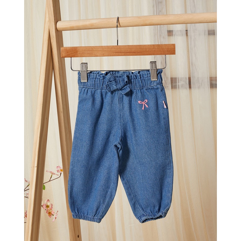 Infant Girls Navy Straight Fit Jeans