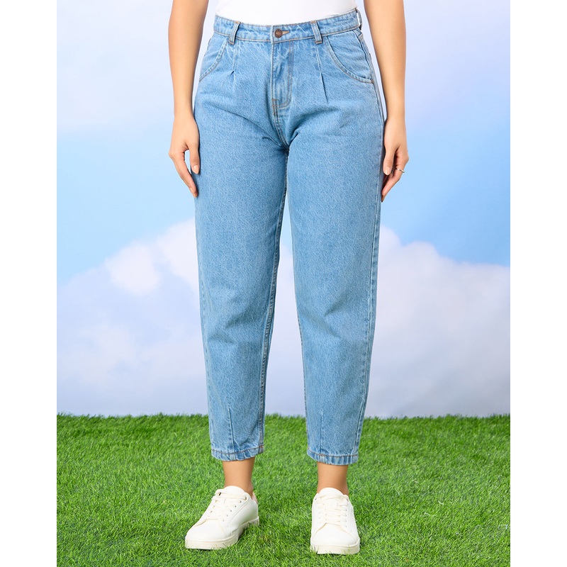Women Blue Slouchy Fit Jeans|UK10|UK12|UK14|UK16|UK18