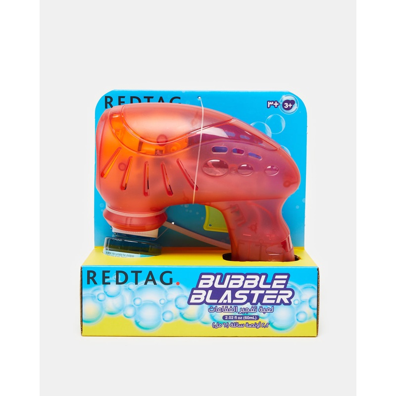 Red Bubble Blaster Gun (Batteries Not Included)