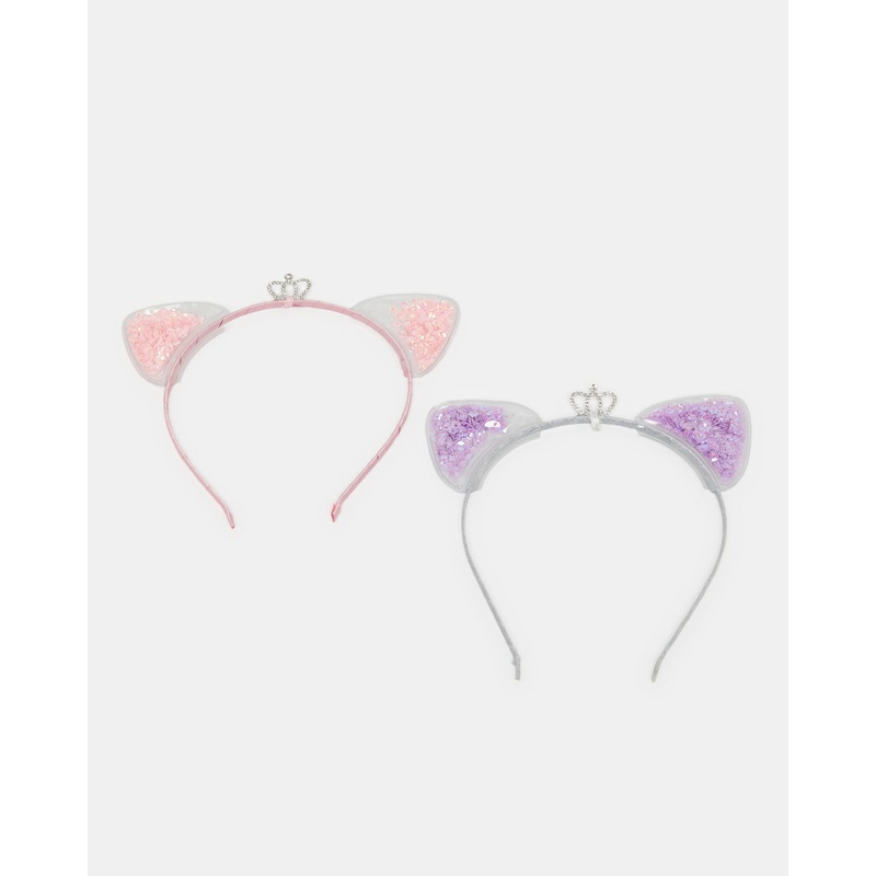 Girls Assorted Embellished Headband Set (2 Piece)