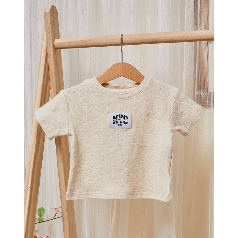 Infant Boys Cream  Loose Fit T-Shirt