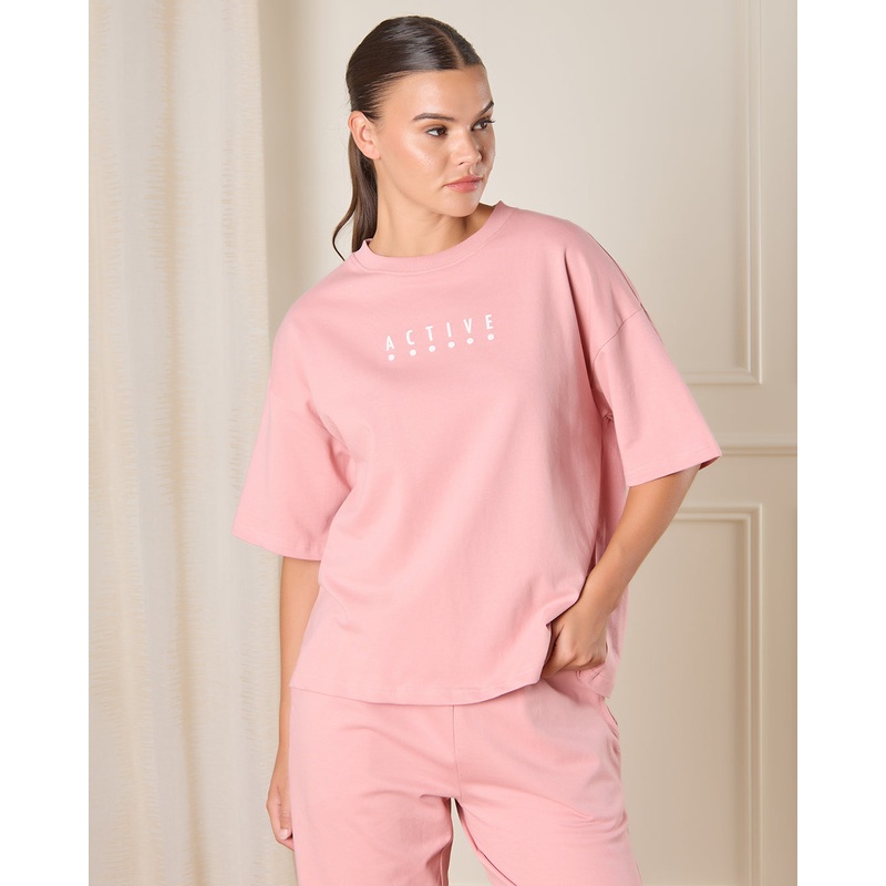 Woman Pink Active T-shirt|Small|Medium|Large|X-Large