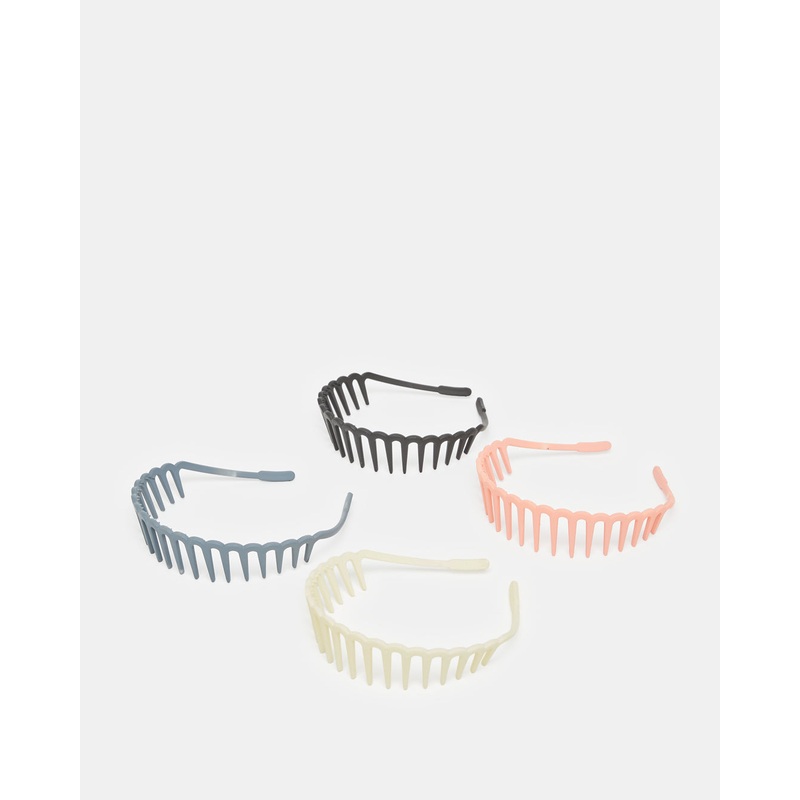 Women Assorted Embellished Headband Set (4 Piece)