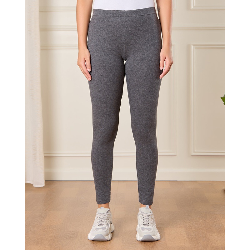 Women Grey Full Length Legging
