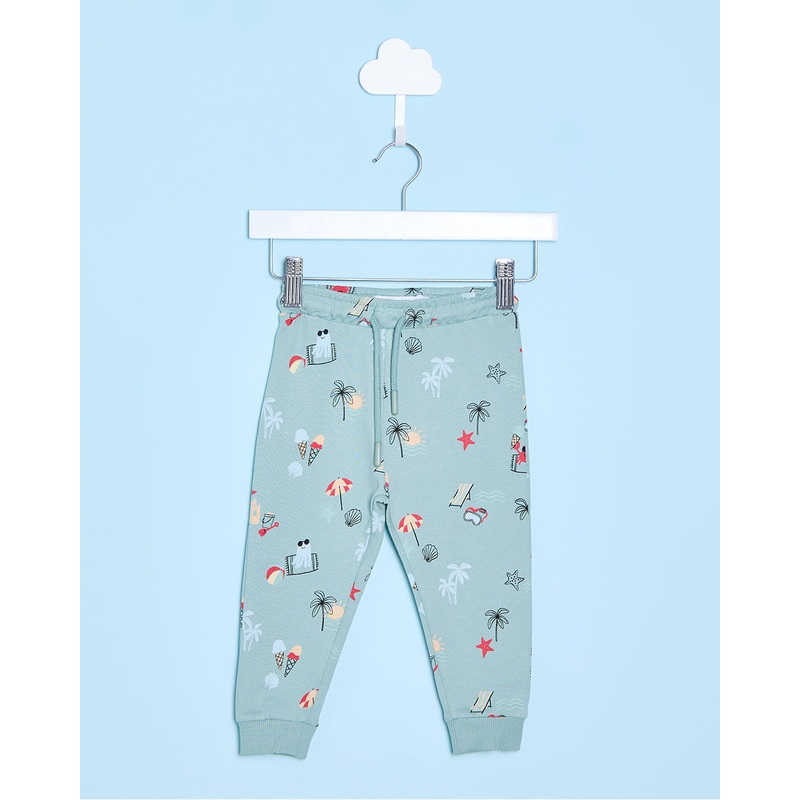 Infant Boys Green Sea Life Active Pants