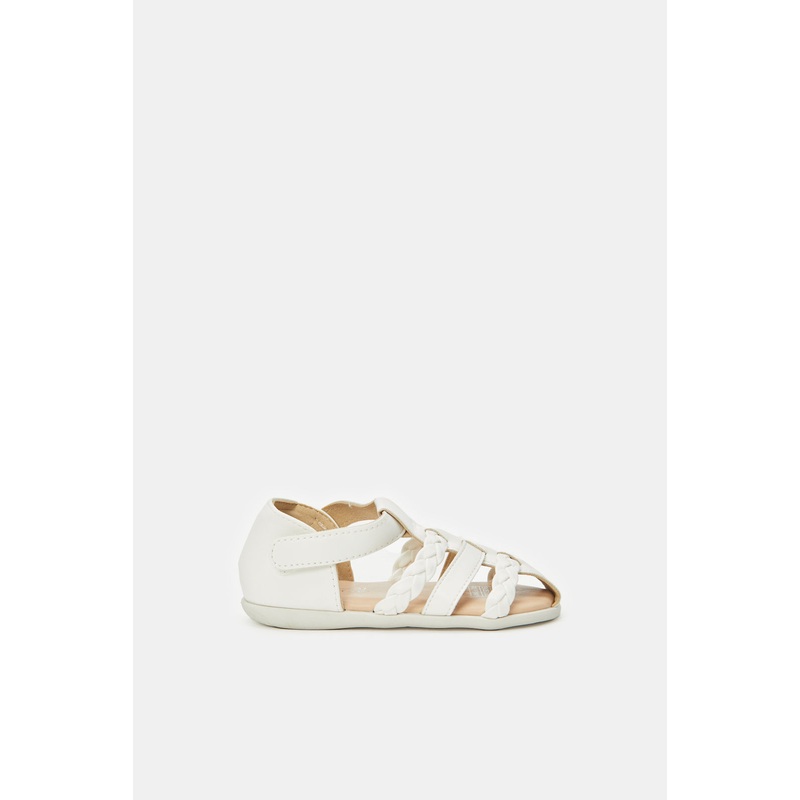 Infant Girls Cream Fisherman Sandal