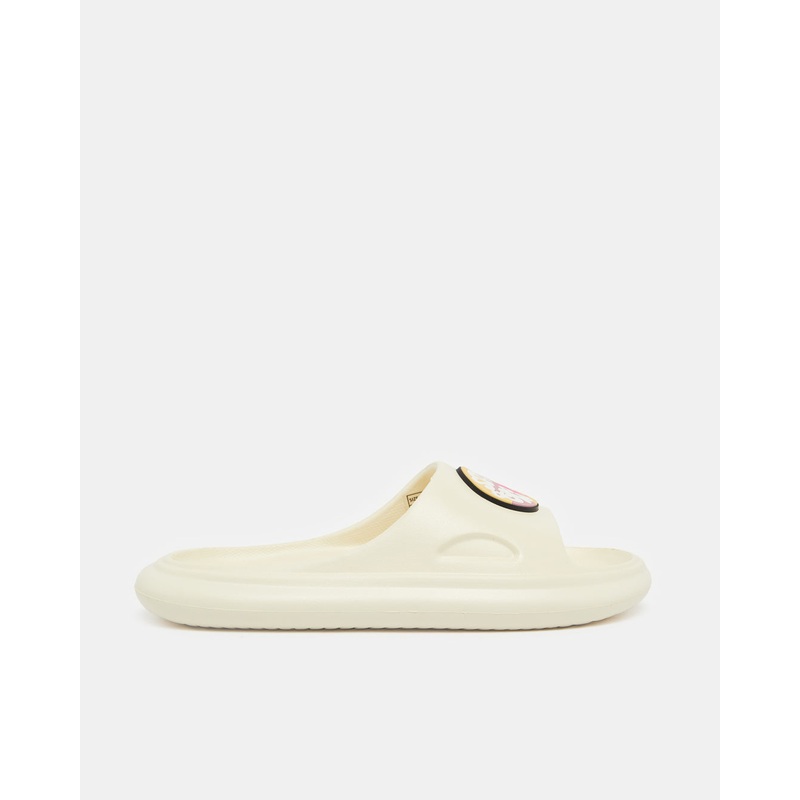 Senior Girls Beige Embellished Slide