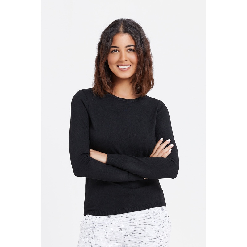 Women Black Plain Pullover|UK8|UK10|UK12|UK14|UK16|UK18
