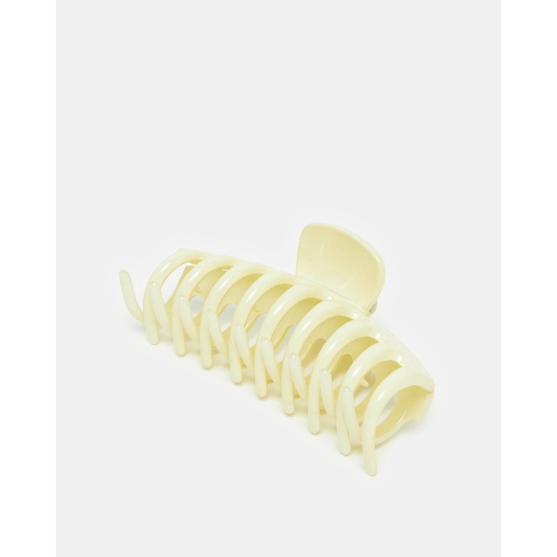 Women Ivory Solid Hair Claw