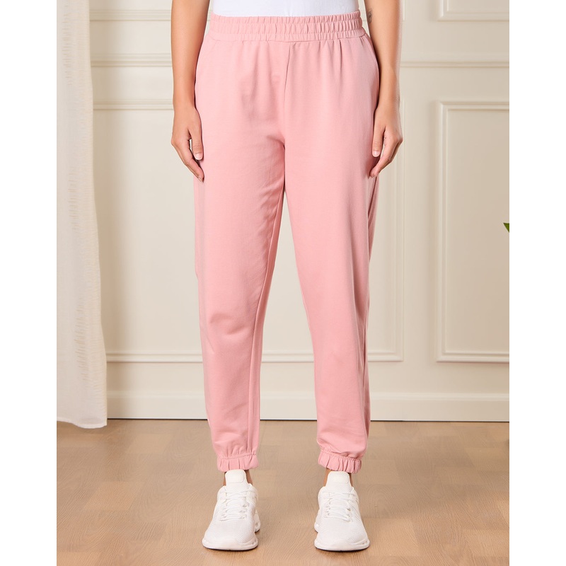 Women Pink Solid Active Pants|Small|Medium|Large|X-Large