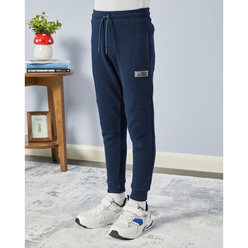 Boys Navy Ottoman Track Pants|2-3 Years|3-4 Years|4-5 Years|5-6 Years|6-7 Years|7-8 Years