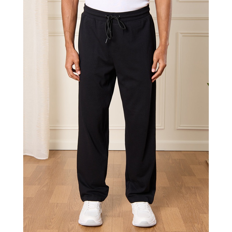 Men Black Solid Pyjama Bottom|Small|Medium|Large|X-Large|XX-Large