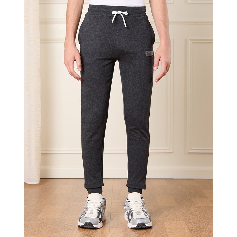 Senior Boys Charcoal Basic Track Pants