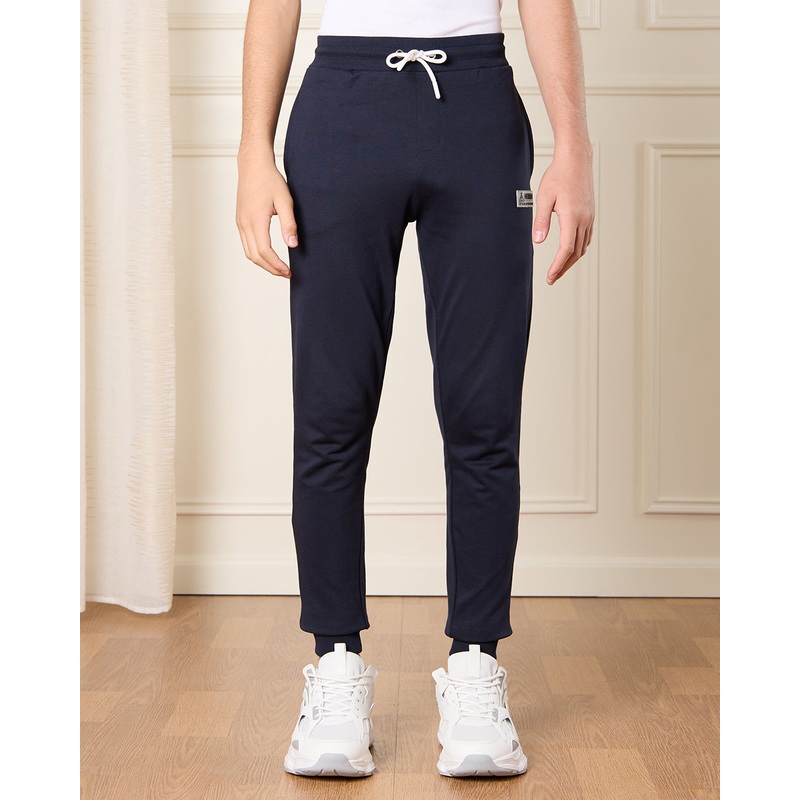 Senior Boys Navy Basic Track Pants