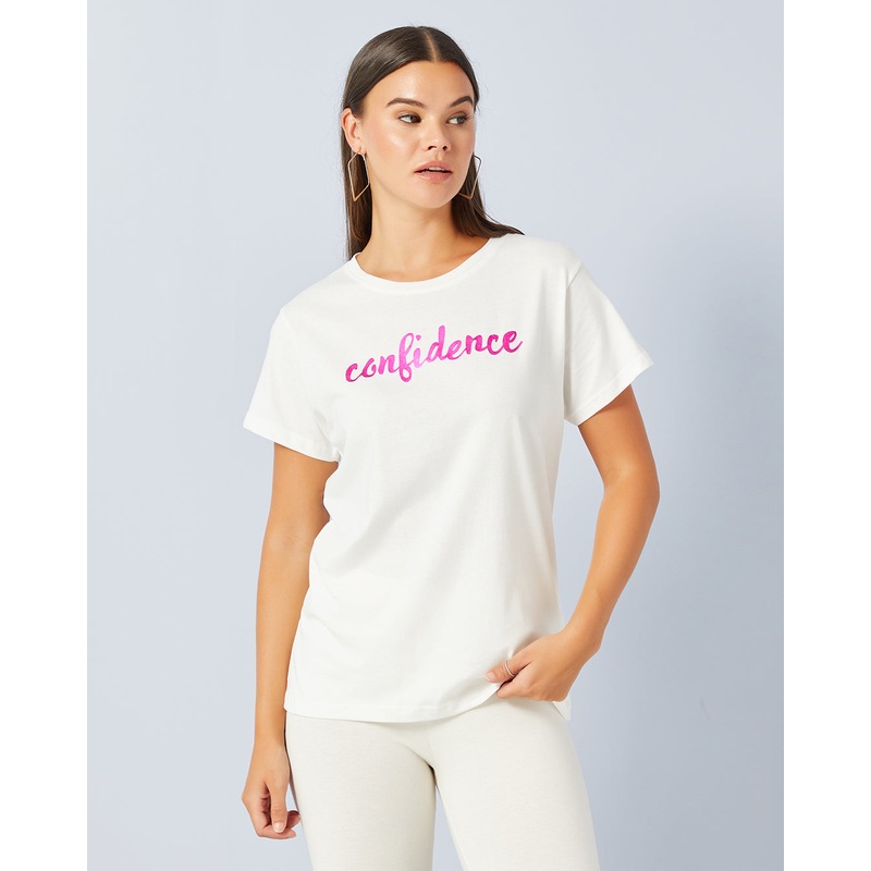 Woman White Graphic T-Shirt|Small|Medium|Large|X-Large