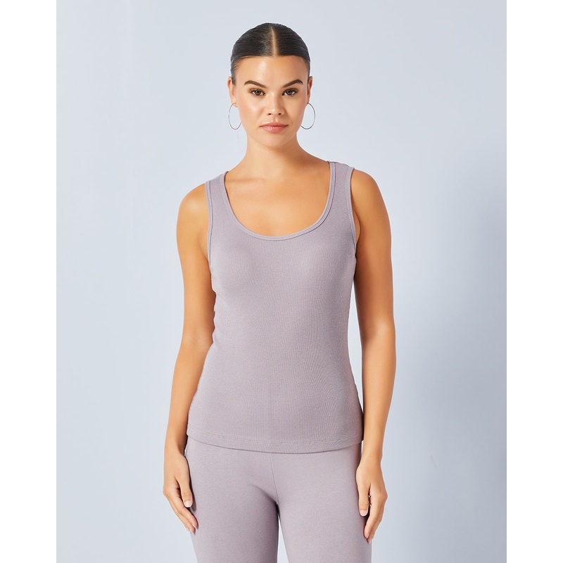 Women Lilac Basic Tank Top|UK10|UK12|UK14|UK16|UK18