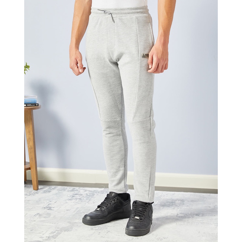 Senior Boys Grey Ottoman Track Pants