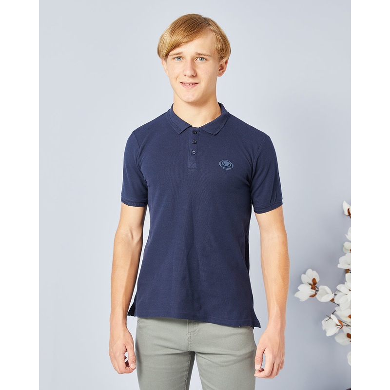 Senior Boys Navy Basic Polo Shirt