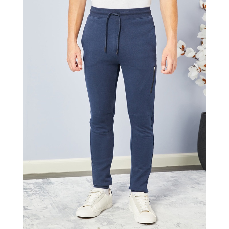 Senior Boys Navy Interlock Track Pants