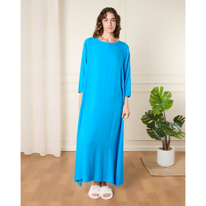Women Blue Nightgown|Medium|Large|X-Large