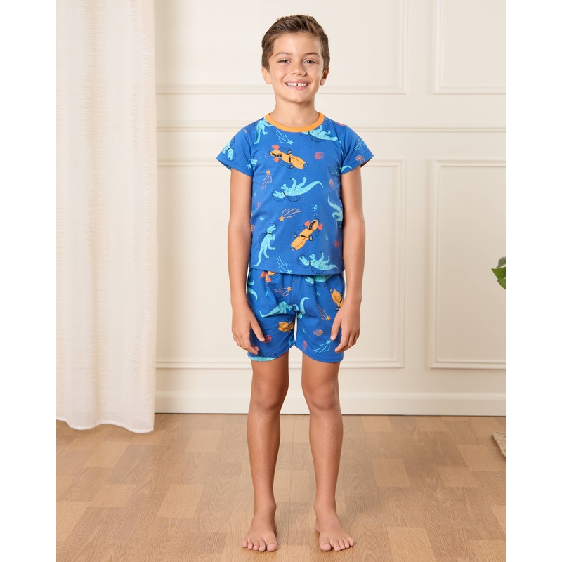 Boys Blue Printed Pyjama Set|2-3 Years|3-4 Years|4-5 Years|5-6 Years|6-7 Years|7-8 Years