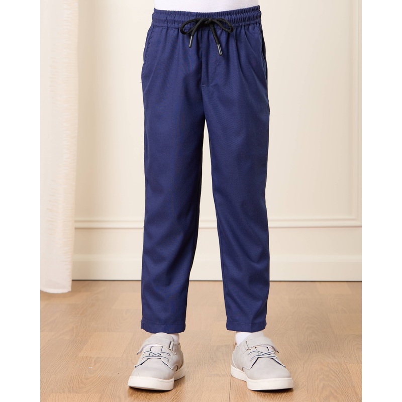 Boys Navy Pull On Trouser|2-3 Years|3-4 Years|4-5 Years|5-6 Years|6-7 Years|7-8 Years