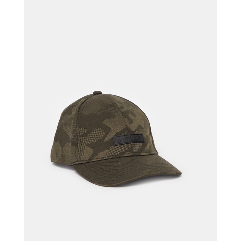 Boys Olive Embellished Cap