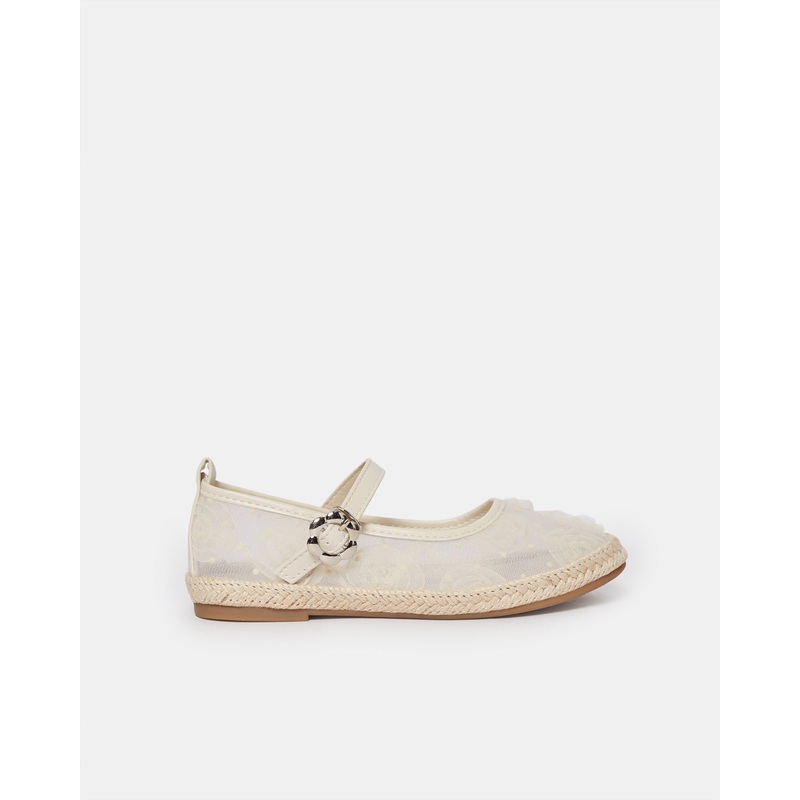 Girls Beige Strap Espadrilles|EU25|EU26|EU27|EU28|EU29|EU30
