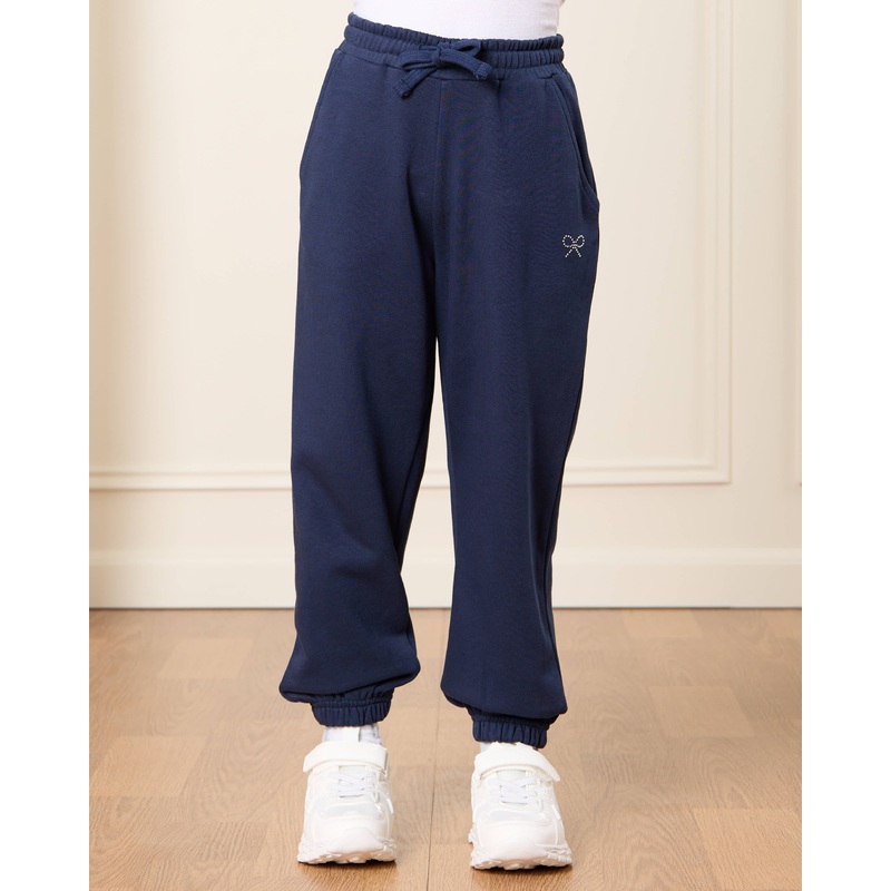 Girls Navy Basic Active Pants|2-3 Years|3-4 Years|4-5 Years|5-6 Years|6-7 Years|7-8 Years