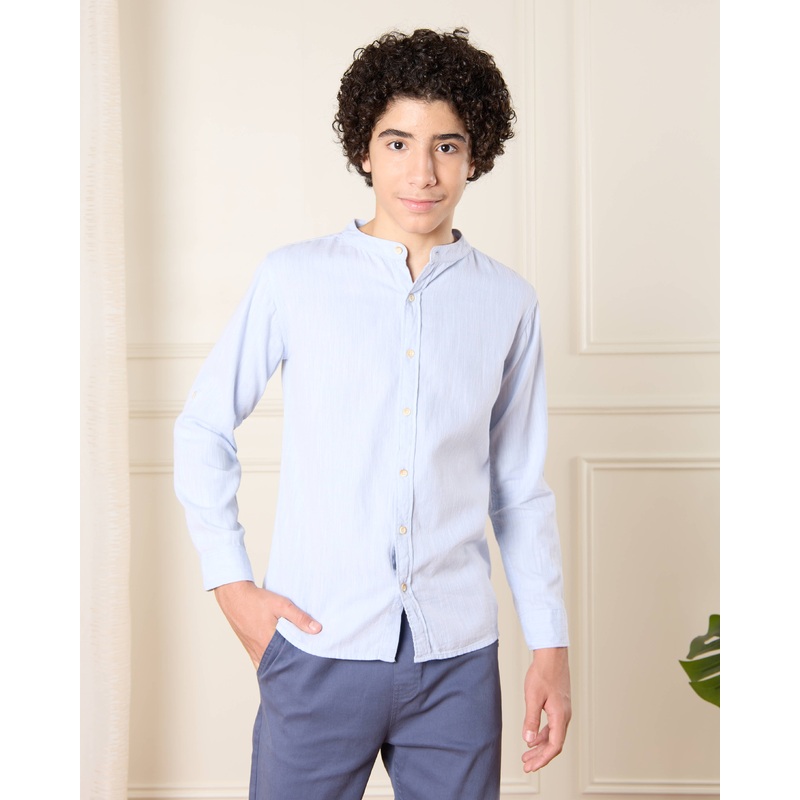 Senior Boys Blue Shirt|8-9 Yrs (S)|9-10 Yrs (M)|11-12 Yrs (L)|13-14 Yrs (XL)|15-16 Yrs (XL)
