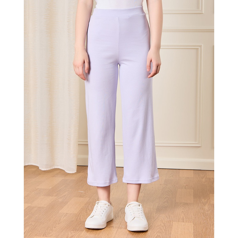 Senior Girls Lilac Wide Leg Pants