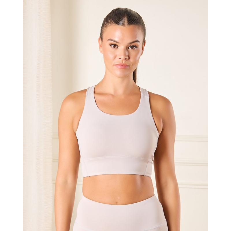 Women Beige Active Bra|UK8|UK10|UK12|UK14|UK16|UK18