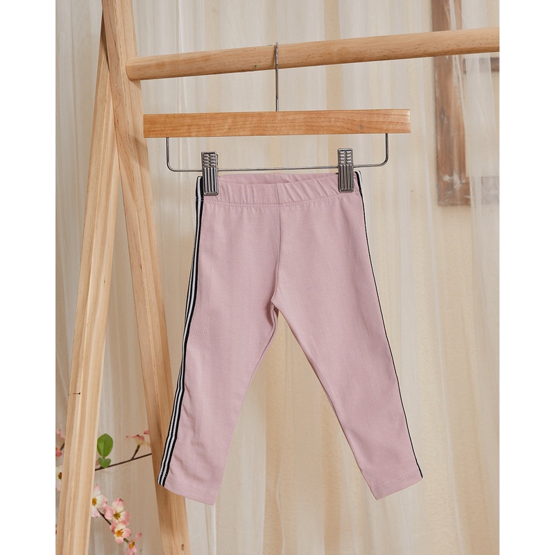 Infant Girls Mauve Embellished Leggings