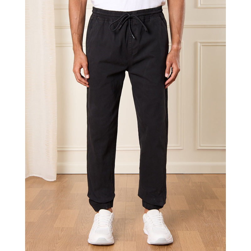 Men Black Solid Joggers|Small|Medium|Large|X-Large|XX-Large