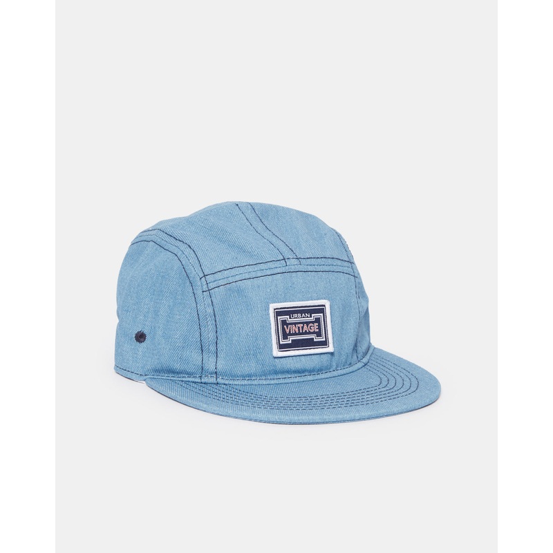 Men Blue Embellished Cap