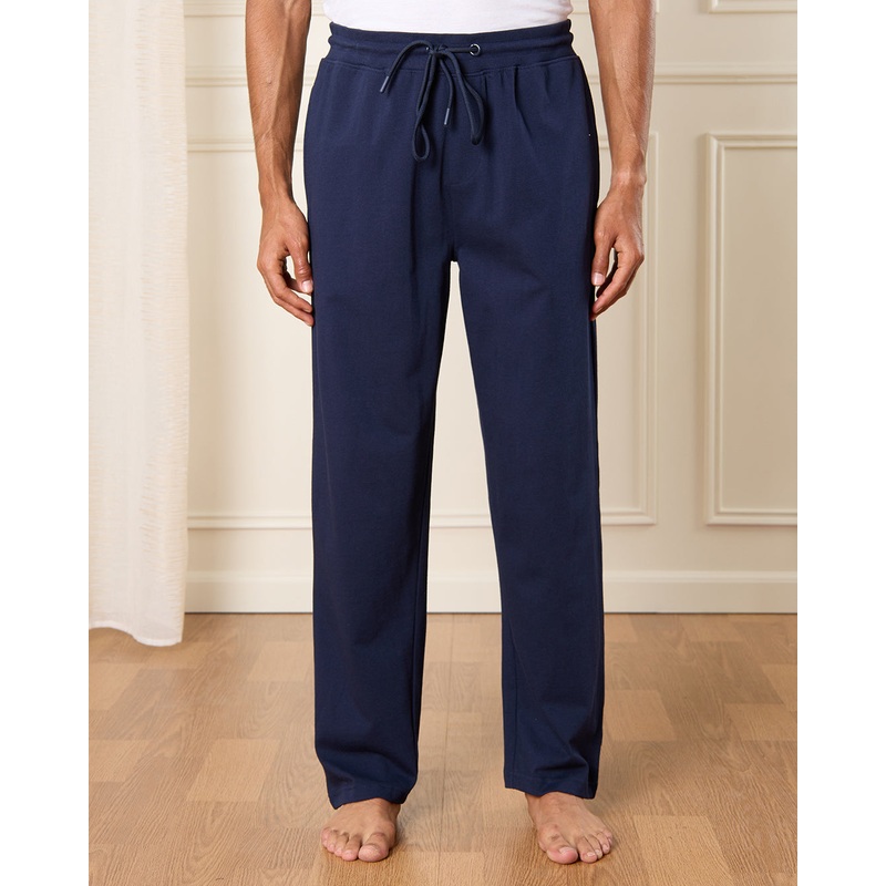 Men Navy Solid Pyjama Bottom|Small|Medium|Large|X-Large|XX-Large
