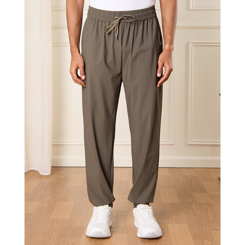 Men Olive Solid Active Pants|Small|Medium|Large|X-Large|XX-Large