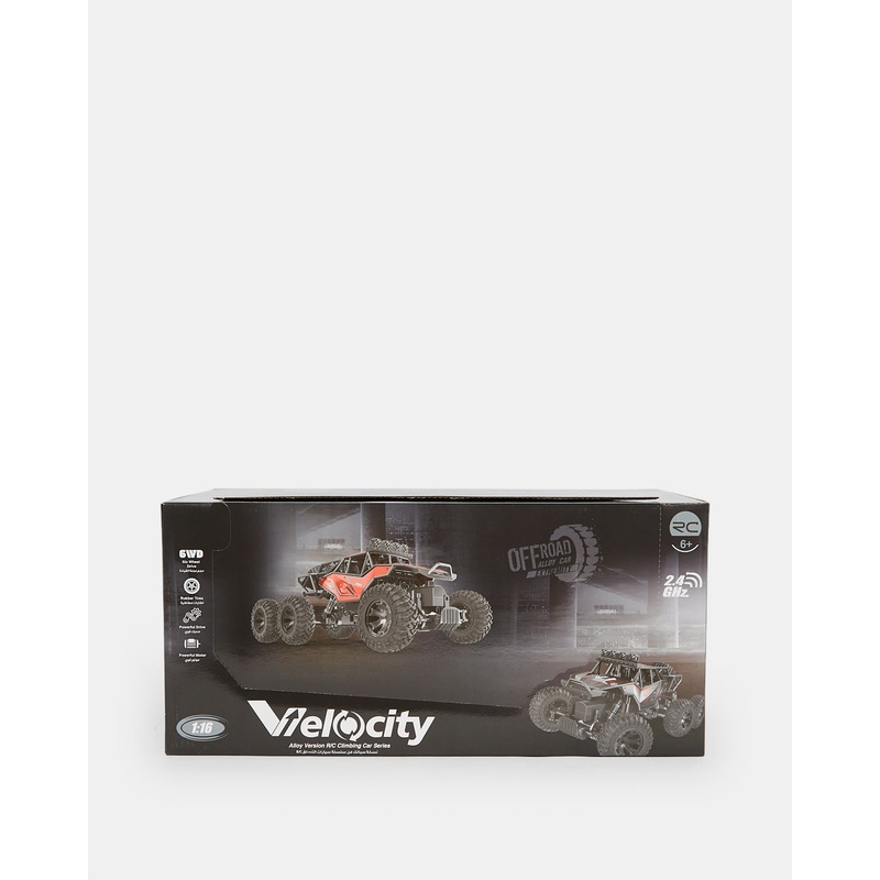 Red Six Wheel Alloy Climbing Car Window Box