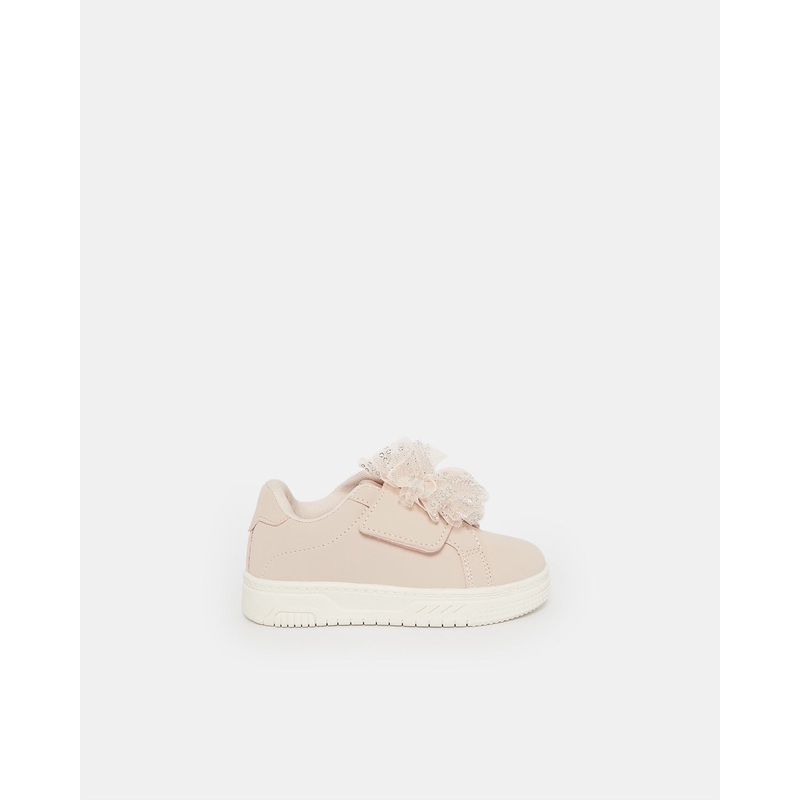 Infant Girls Pink Velcro Sneaker