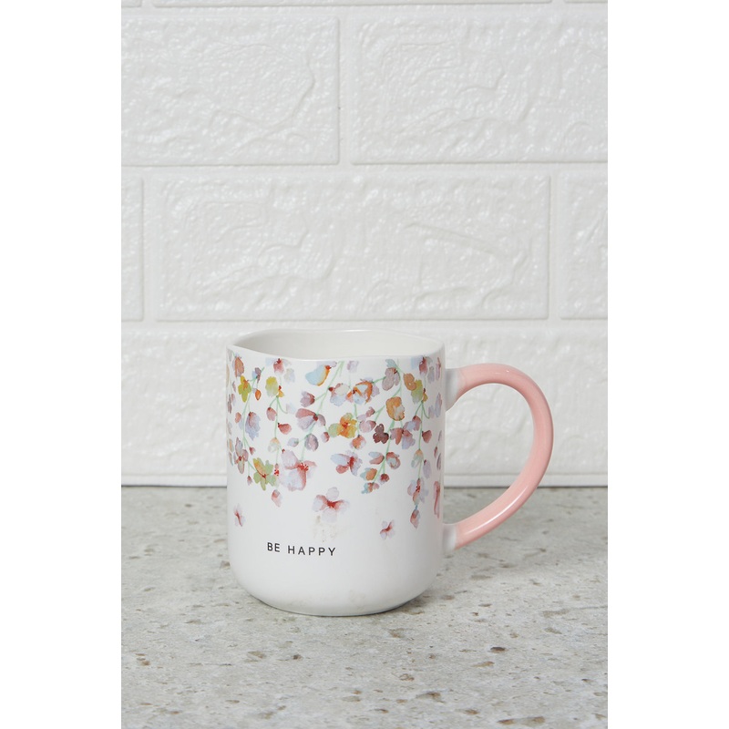 Pink Be Happy Mug (14Oz)