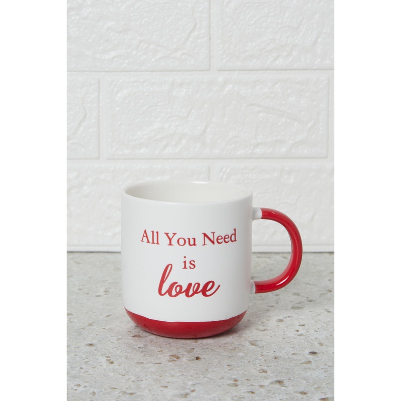 Red All You Need Is Love Mug (13Oz)