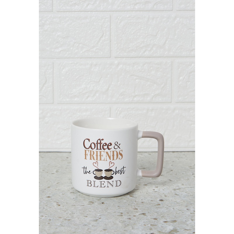 White Coffee Friends Mug (13oz)