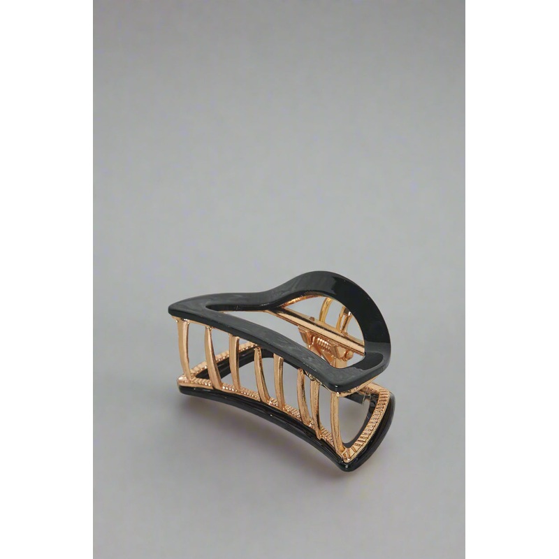 Women Black Hair Claw