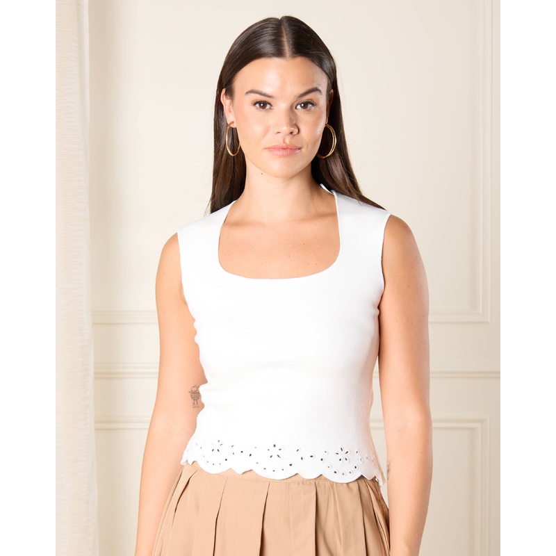 Women Ivory Embellished Top|UK8|UK10|UK12|UK14|UK16|UK18