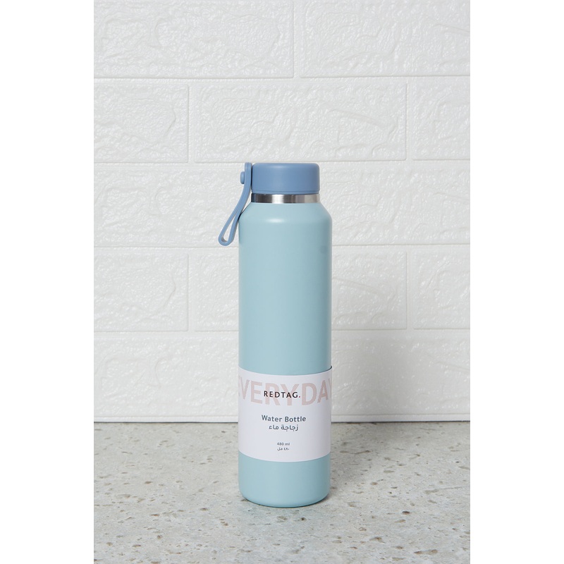 Blue Solid Water Bottle (480ml)