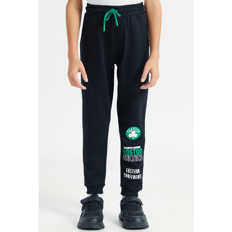 Boys Black Nba Celtics Active Pants
