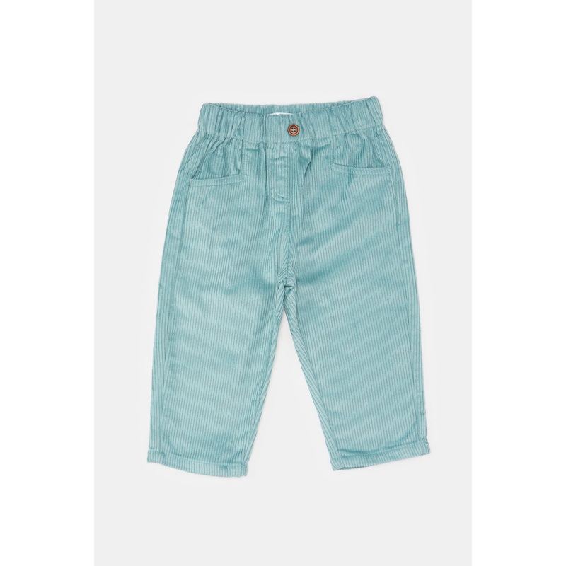 Infant Girls Mint Corduroy Trousers