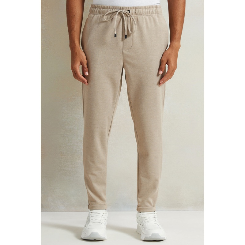 Men Beige Pull-On Trousers|Small|Medium|Large|X-Large|XX-Large