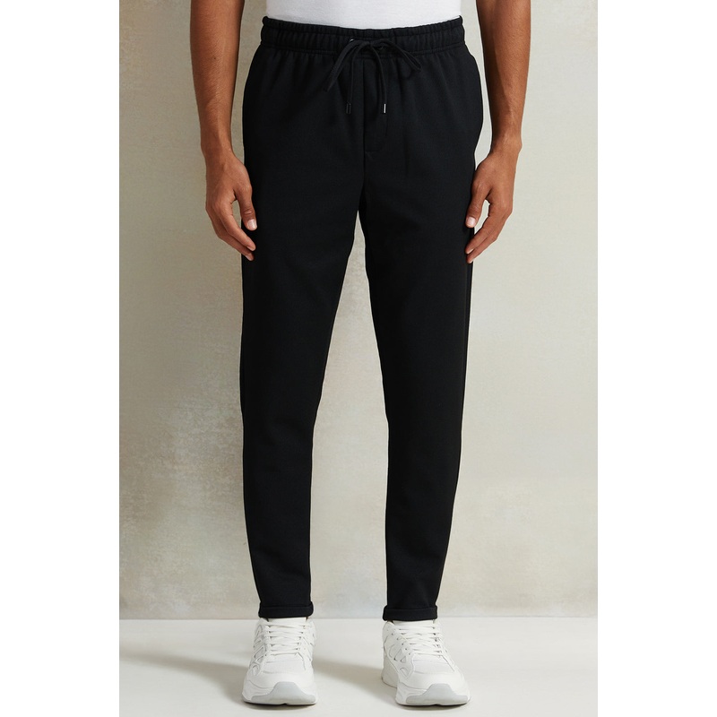 Men Black Pull-On Trousers|Small|Medium|Large|X-Large|XX-Large