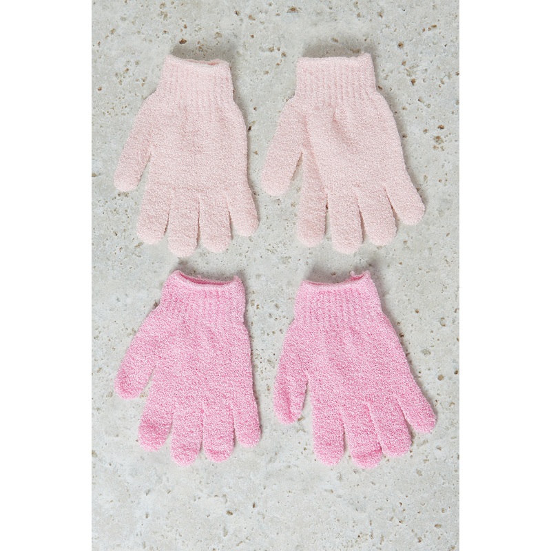 Pink Shower Gloves (2 Pairs)